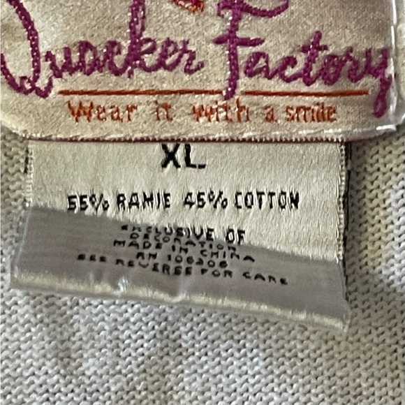 Quacker Factory Sequin Sail Boat Front Summer Fun White Tank XL DG Delta gamma - Picture 3 of 3